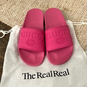 Authentic GUCCI slides